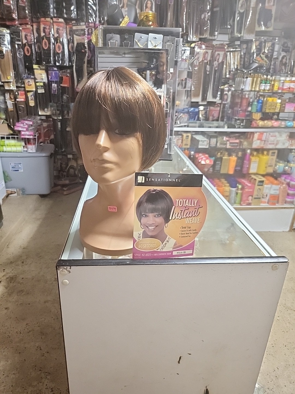 Totally Instant Weave Short Brown Wig